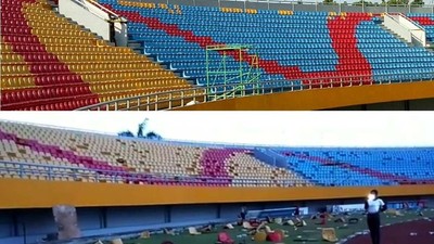 Before-After Stadion Jakabaring Setelah Dirapikan