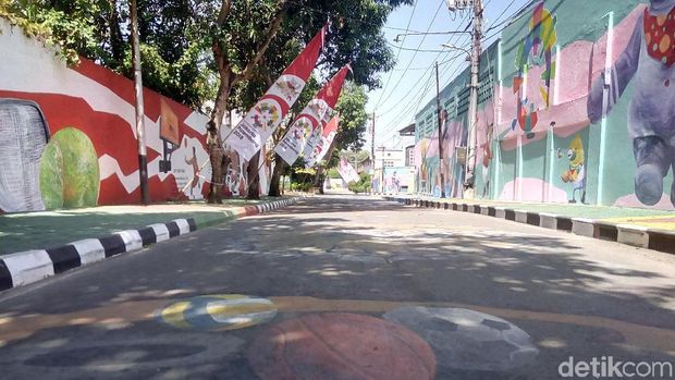 Keren! Cara Warga Kampung di Solo Memeriahkan Asian Games 2018