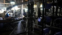 Pabrik sempat mengalami masa kejayaan pada tahun 1968 hingga tahun 70-an dikenal sebagai penghasil kain tenun dengan kualitas sangat baik. Antara Foto/Adeng Bustomi.