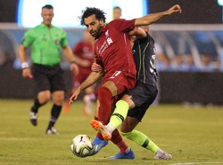 Mohamed Salah tampil di Piala Dunia 2018 bersama Mesir dengan torehan dua gol dari dua laga berlalu. (Brad Penner-USA TODAY Sports)