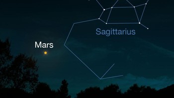 Nantinya, Mars diprediksi akan tampak lima kali lebih terang dari biasanya, bahkan diperkiran bisa lebih cerah dari Jupiter sebagai planet di Tata Surya paling terang kedua setelah Venus di langit Bumi. Foto: NASA