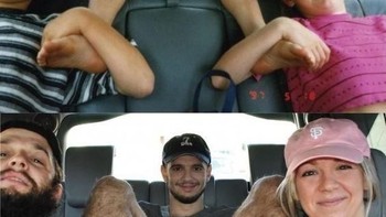 Mereka mengulang gaya foto yang sama ketika masih kecil, bahkan hingga baju pun sama. (Foto: Brightside)