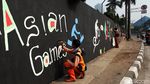 Mural Asian Games di PIM Dicat Ulang