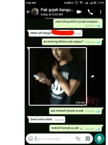Nyeleneh! Wanita Ini Pakai Jasa Ojek Online untuk Bangunin Pacar