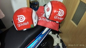Untuk sementara ini, Go-Bike dan Go-Send menjadi dua layanan diujicobakan oleh Go-Viet selama lima hari di beberapa distrik di kota Ho Chi Minch City. Foto: Facebook CLB Go-Viet HCM