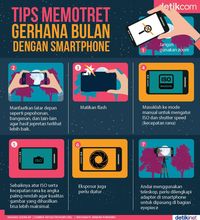 Tips Memotret Gerhana Bulan dengan Smartphone