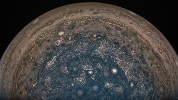 Planet terbesar di Tata Surya ini diperkirakan juga akan tampak terang seperti Venus. Foto: NASA