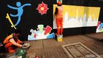 Mural Asian Games di PIM Dicat Ulang