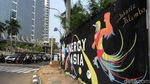 Mural Asian Games di PIM Dicat Ulang