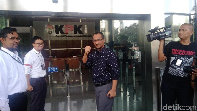 Jelang Novel Ngantor Lagi, Abraham Samad Tiba di KPK Jelang Novel Ngantor Lagi, Abraham Samad Tiba di KPK