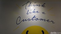 Salah satu desain quote di kantor Tiket.com (Shinta/detikTravel)