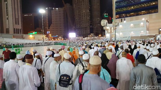 Masjidil Haram Mulai Dipadati Jemaah Haji