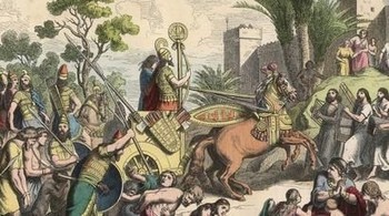 Suku Inca beranggapan bahwa fenomena ini terjadi karena jaguar memakan bulan, maka dari itu gerhana total kerap berwarna merah akibat darah dari bulan. (Foto: Internet)