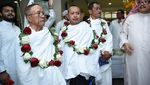 Potret Rombongan Jemaah Haji Pertama yang Tiba di Mekah