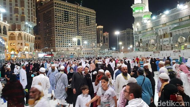 Masjidil Haram Mulai Dipadati Jemaah Haji