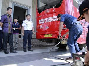 Irit dan Ramah Lingkungan, Trans Semarang Pakai Bahan Bakar Gas