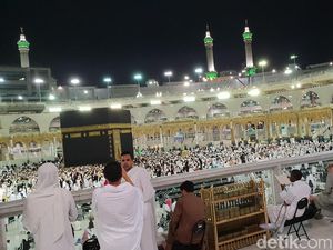 Masjidil Haram Mulai Dipadati Jemaah Haji