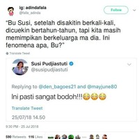 Sudah disakiti berkali-kali tapi masih berharap dapat membangun bahtera rumah tangga bersamanya. Foto: Twitter