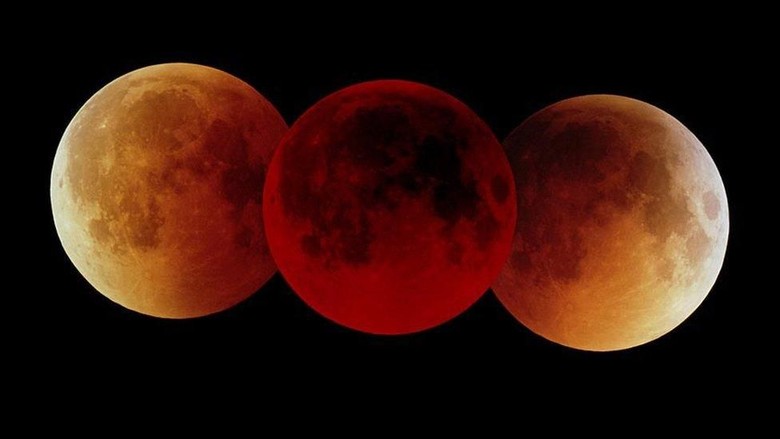 Berwarna Merah Gelap, Gerhana Bulan Total Terlama Masuk Puncaknya Berwarna Merah Gelap, Gerhana Bulan Total Terlama Masuk Puncaknya