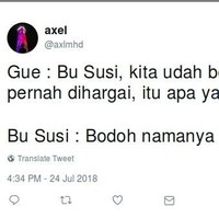 Namanya bodoh jika sudah berjuang tapi tak dihargai. Foto: Twitter