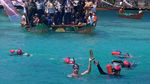 Pawai Obor Asian Games Tiba di Raja Ampat