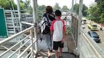 Foto: Wajah JPO Rusak di Daan Mogot yang Sudah Ditambal