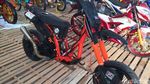 Ratusan Motor Modifikasi Terparkir di Makassar