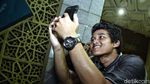 Antusias Warga Jakarta Lihat Gerhana Bulan Total