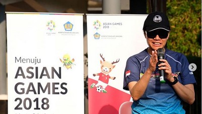 Begini Lho Gaya Sporty Sri Mulyani Lari Pagi 3 Km