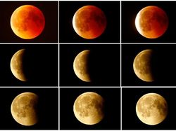 Potret Gerhana Bulan Total yang Pukau Indonesia