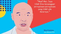 Maaf Mas. Saya tidak bisa menanggapi pernyataan-pernyataan yang tidak ada dasarnya, kata Juru Bicara PTFI Riza Pratama. Foto: Tim Infografis: Mindra Purnomo