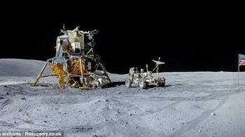 Sampai saat ini, baru Amerika Serikat yang berhasil mendaratkan manusia dalam berbagai misi NASA yang berlangsung puluhan tahun lampau. Foto: NASA