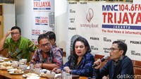 Sejumlah tokoh dan pakar politik nasional dan hadiri diskusi polemik Dibalik Drama Copras-Capres di Jakarta, Sabtu (28/7/2018).