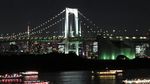 Megahnya Jembatan Terpanjang di Tokyo pada Malam Hari