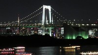 Sementara pengemudi bisa menikmati pemandangan indah kawasan tepi laut Tokyo dan pemandangan malam hari, orang juga bisa menyeberang jembatan di jalan setapak yang terbuka untuk umum secara gratis.