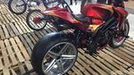 Ratusan Motor Modifikasi Terparkir di Makassar