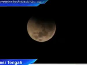 Video Penampakan Gerhana Bulan dari Berbagai Wilayah di Indonesia