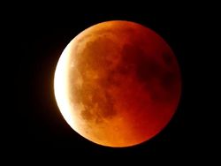 Potret Gerhana Bulan Total yang Pukau Indonesia