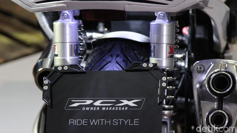 Honda PCX modifikasi Foto: Dadan Kuswaraharja Honda PCX modifikasi Foto: Dadan Kuswaraharja