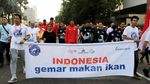 Susi dan Zohri Jalan Kaki di Thamrin, Ngapain?