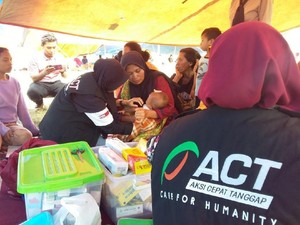 ACT Terjunkan Tim Medis Bantu Penanganan Korban Gempa NTB