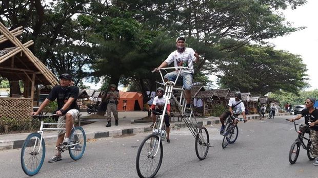 Masyarakat Palu Antusias Ikuti Sepeda Nusantara 2018