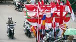 Pedagang Bendera Merah Putih Menjamur di Matraman