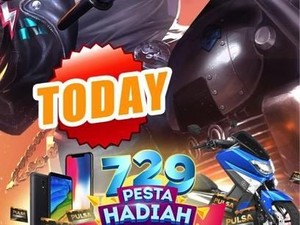 Masih Ada Waktu Dapat Motor dan Smartphone di Pesta Hadiah 729 AOV