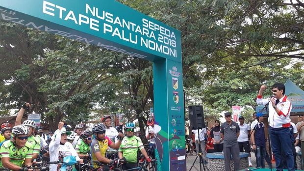 Masyarakat Palu Antusias Ikuti Sepeda Nusantara 2018