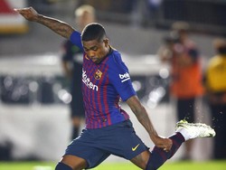 Jersey bernomor punggung 7 Barcelona bakal dipakai Malcom yang baru bergabung dari Bordeaux. Pemain Brasil itu juga menggunakan nomor punggung tersebut di klub lamanya. (Foto: Mark J. Rebilas-USA TODAY Sports)