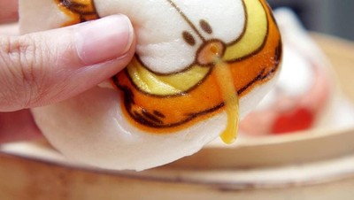 Bikin Gemes! Dim Sum Berbentuk Shinchan Hingga Garfield yang Imut