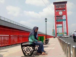 Cantiknya Jembatan Ampera Jelang Asian Games