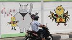 Deretan Mural-mural Lucu Khas Asian Games