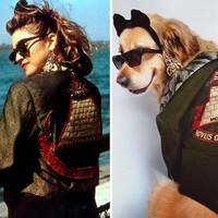 Dan hasil latihan selama delapan bulan itu tidak sia-sia, karena Max memang benar-benar mampu meniru pose ikonik Madonna. Foto: Instagram max_et_vincent